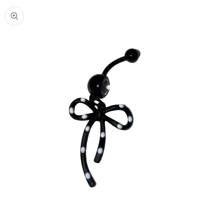 Polka Bow Belly bar