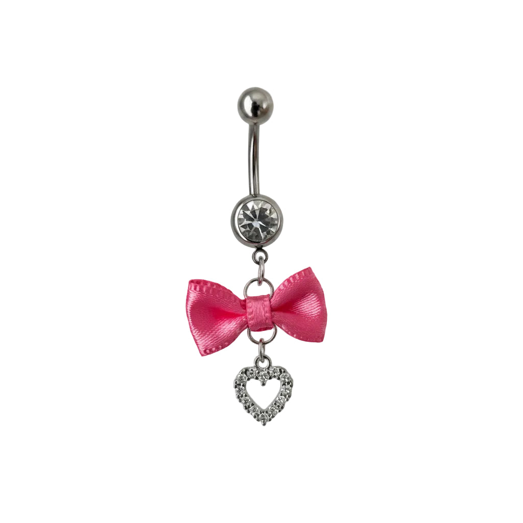 Pink Cupids Bow Belly Bar