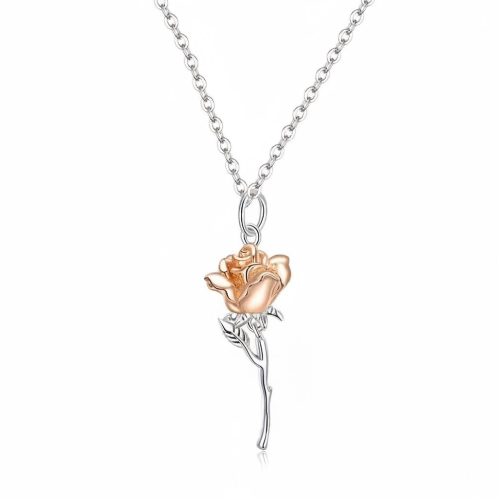 Graceful Rose Necklace
