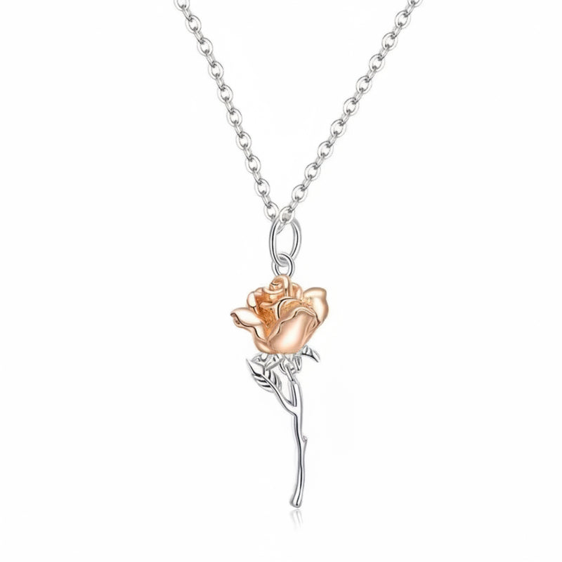 Graceful Rose Necklace