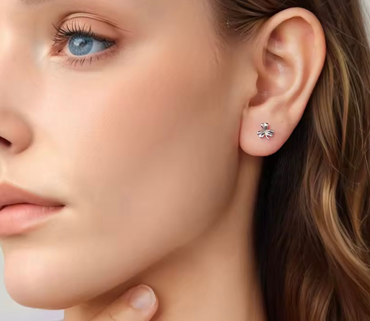 Lucky Clover Stud Earrings