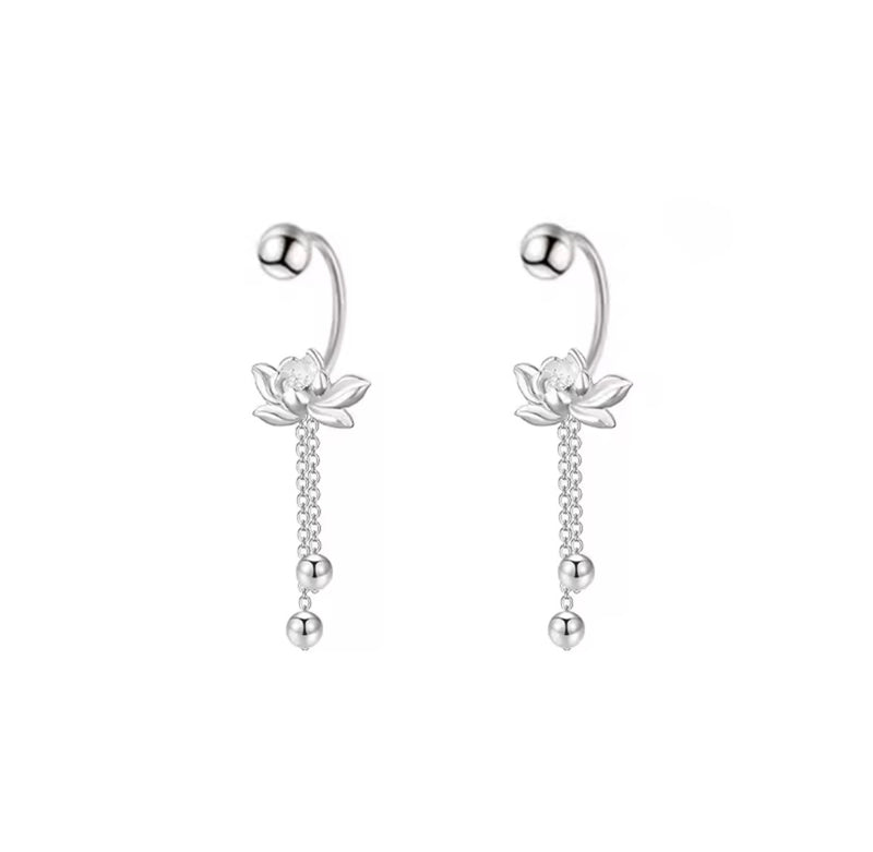 Lotus Flower Earrings