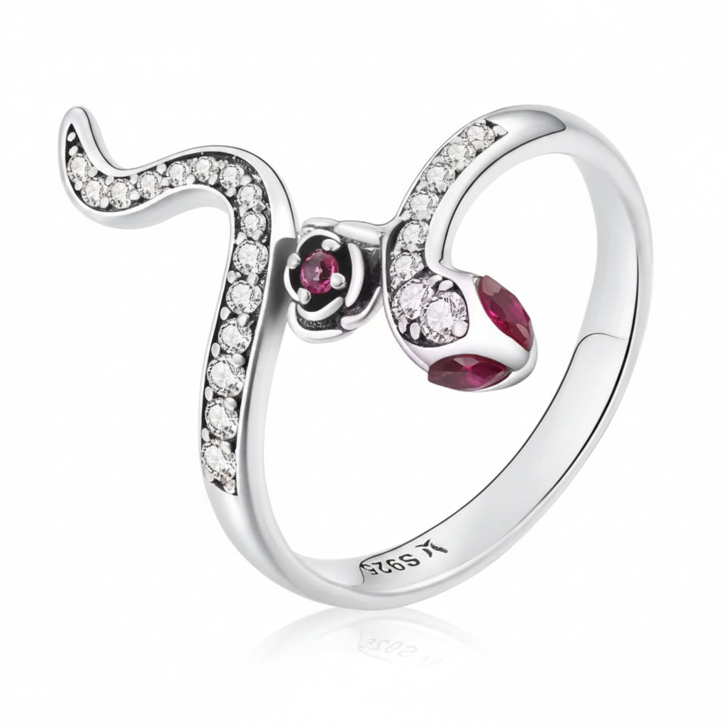 Snake & Rose Ring