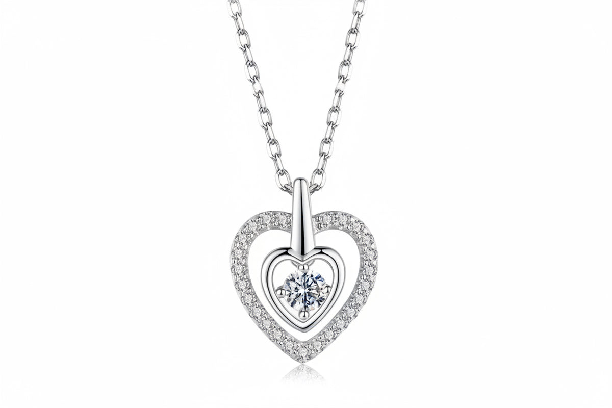 Double Heart Necklace