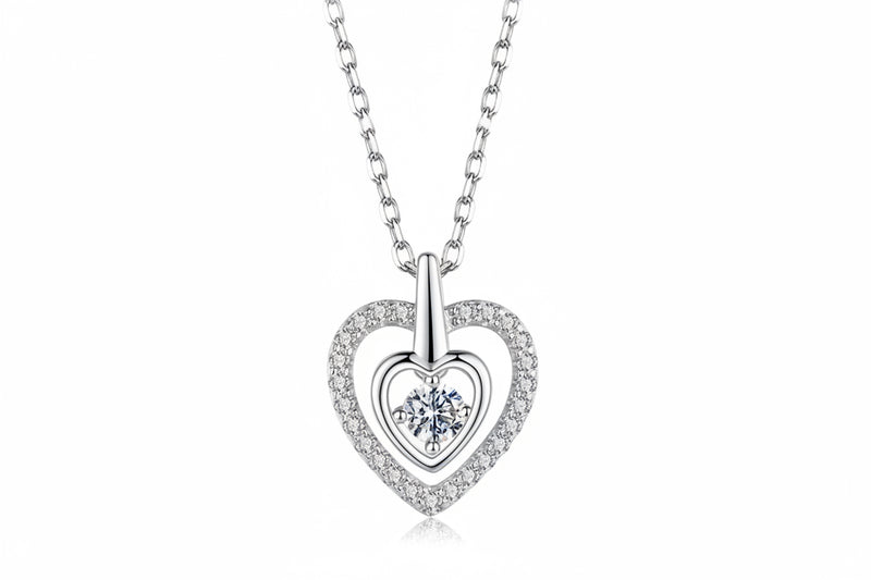 Double Heart Necklace
