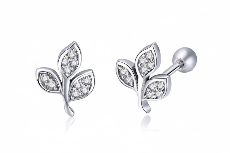 Tiny Leaf Earrings