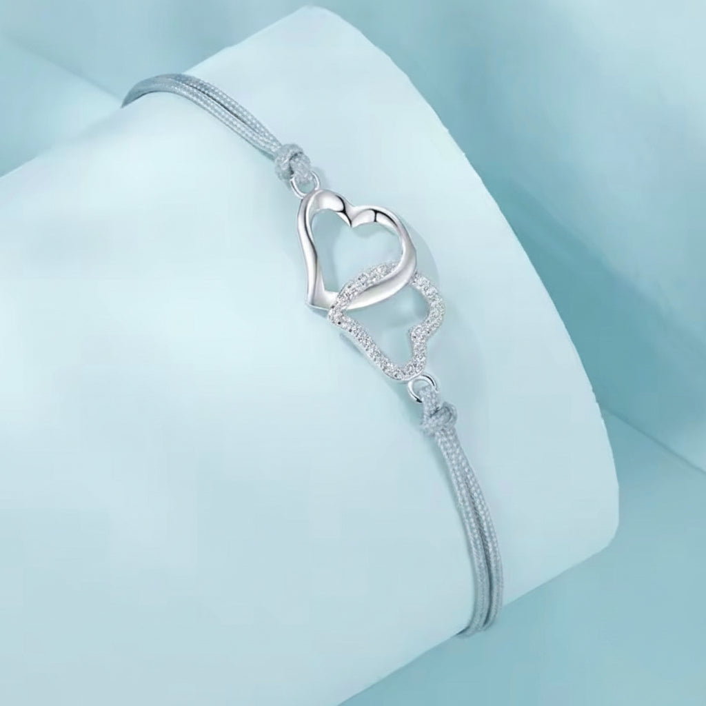 Linked Heart Bracelet