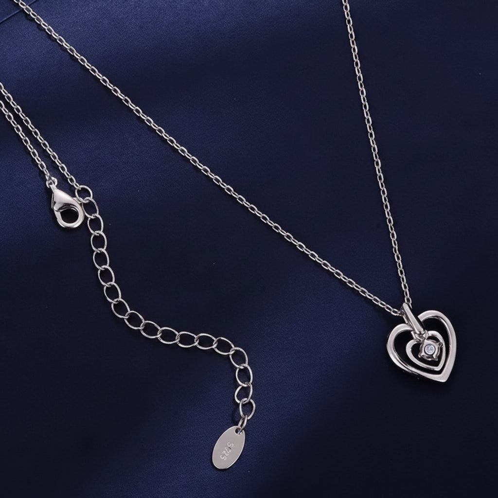 Double Heart Necklace