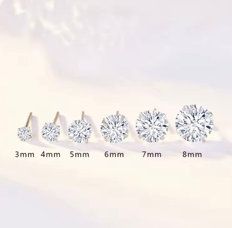 Orbit Round Stud Earrings