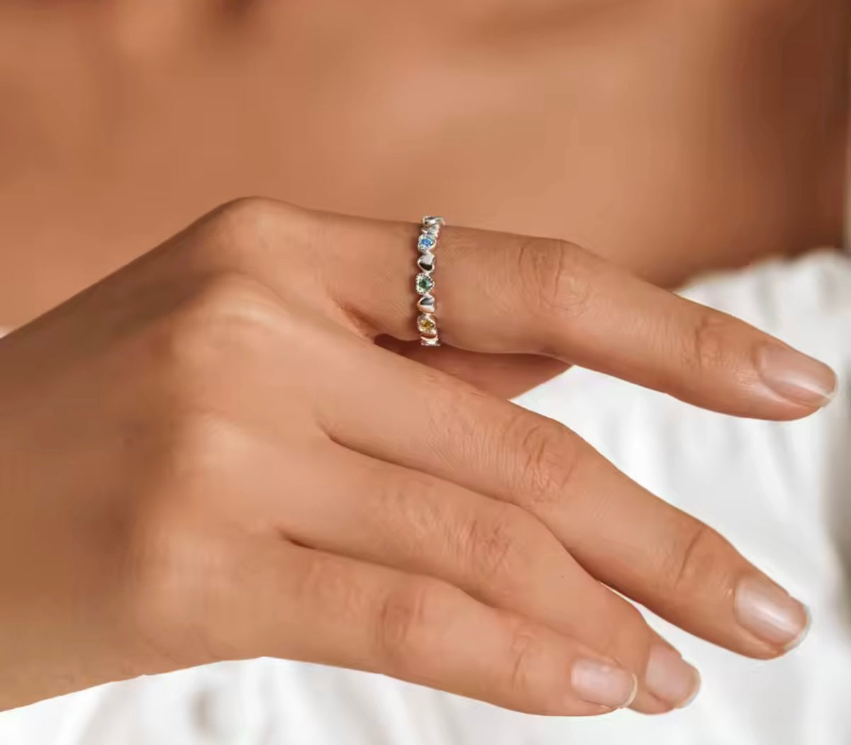 Rainbow Love Ring