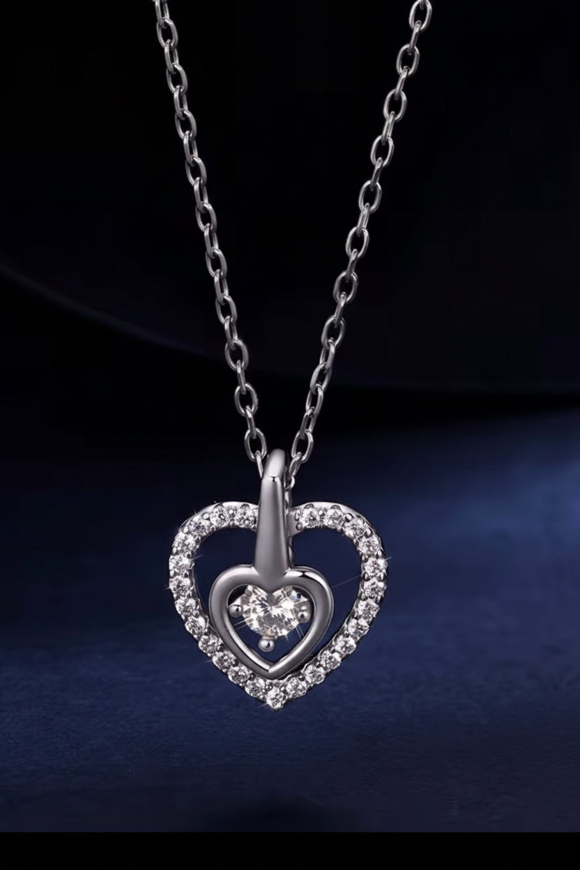 Double Heart Necklace