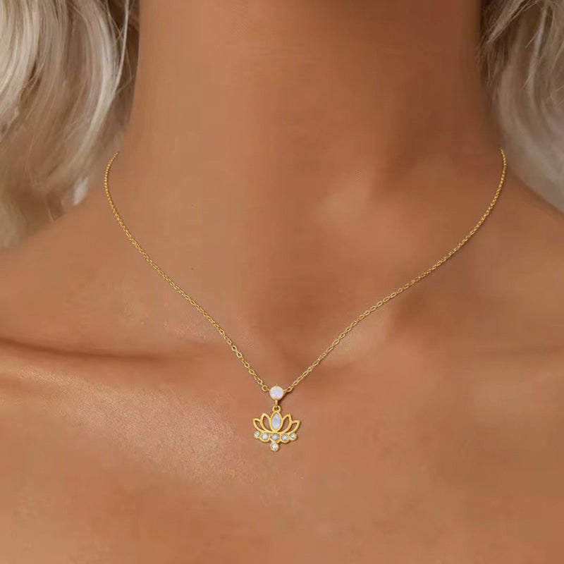 Lotus Flower Necklace