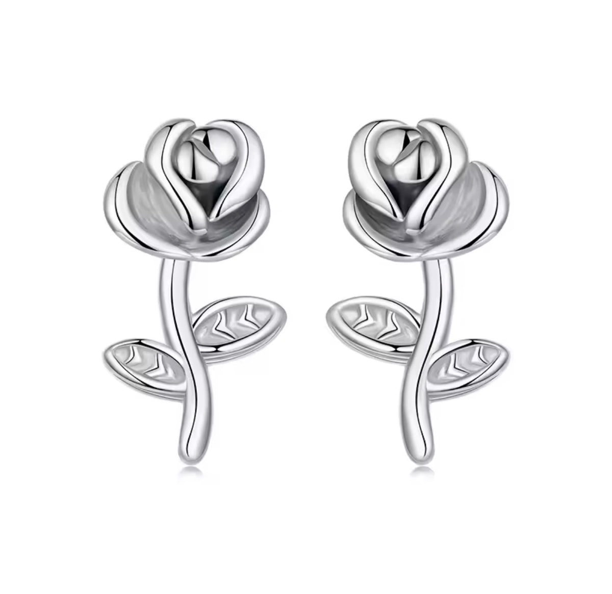 Rose Flower Earrings